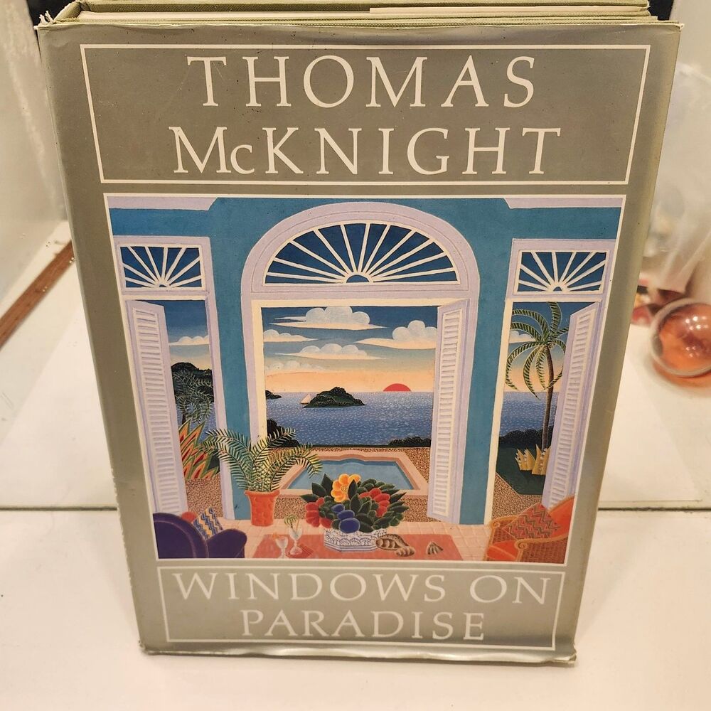 Windows on Paradise Thomas McKnight 1990 First Edition Art Book Abbeville Press